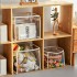 Transparent children's toy storage basket, building block and plush toy storage box, large-capacity, multifunctional household storage bin