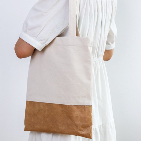 Factory-direct, waterproof, cork-grained canvas tote bags, preppy, travel, and office-style shopping bags.