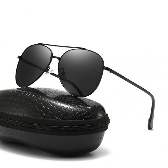 New Korean fashion oval-frame sunglasses for women, high-end slimming glasses, personalized street style metal sunglasses