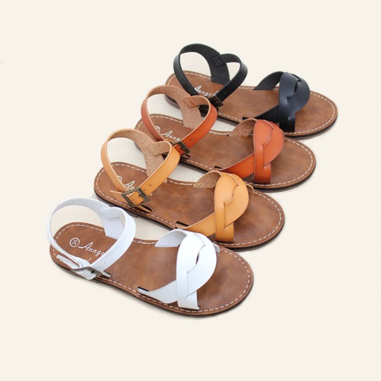 Hot selling children's shoes, casual sandals, medium and large children's beach sandals for girls.