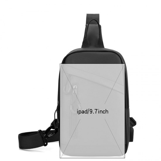 Men's chest bag, handbag, new trendy casual single shoulder bag, travel bag for business commuting, multi-functional backpack for business