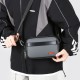 Men's bag, Korean 2025 new style simple single shoulder bag, urban trendy casual men's crossbody bag, business commuting handbag