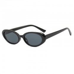 Cross-border letter F rimless trimmed sunglasses, European and American fashion metal sunglasses, oval retro small-frame sunglasses.