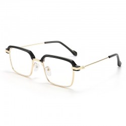 2024 new ultra-thin metal blue light blocking plain glasses for men, fashionable and versatile for business and casual wear