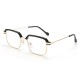 2024 new ultra-thin metal blue light blocking plain glasses for men, fashionable and versatile for business and casual wear